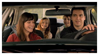 Family in Car